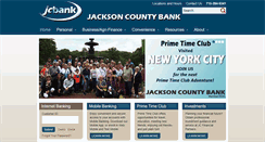 Desktop Screenshot of jacksoncountybank.com